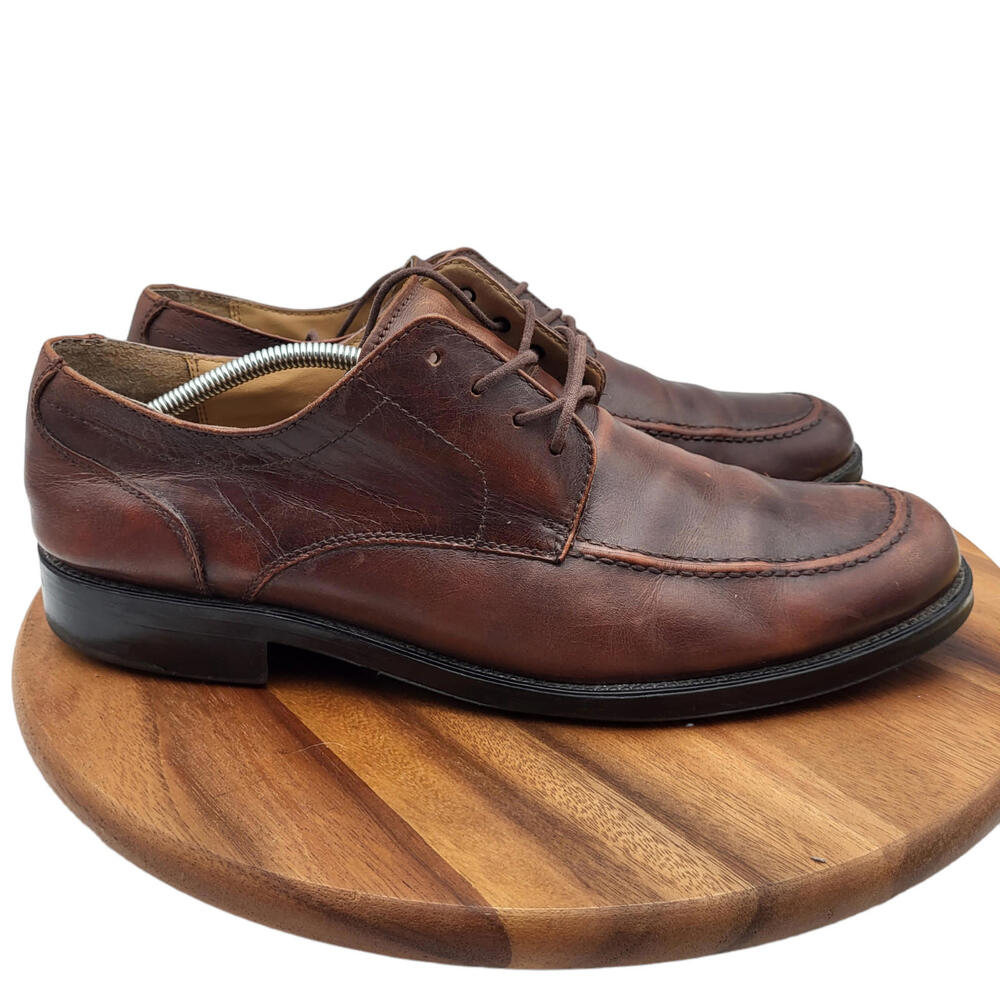 G H Bass Oxford Shoes Mens Size 13 M Brown Leather Dress Shoes